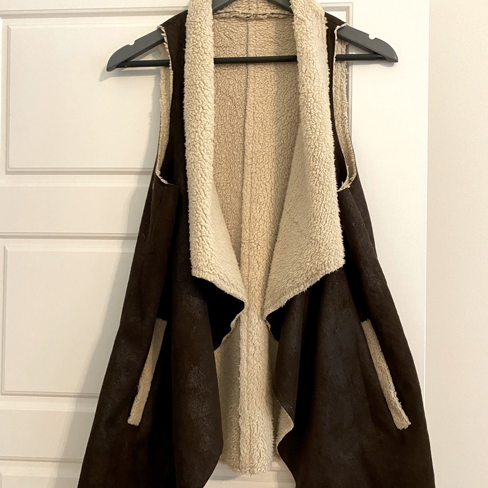 Penny Lane style suede vest